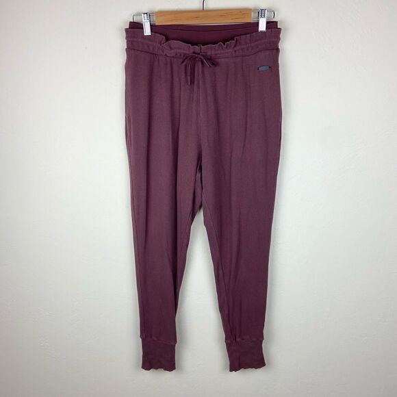 Gymshark Ribbed Studio Jogger Pants - Winter Berry - Picture 2 of 8